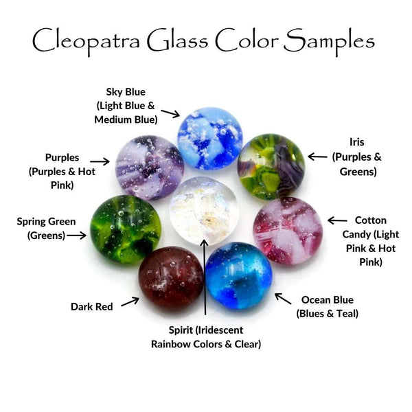 Cleopatra Glass Color Samples