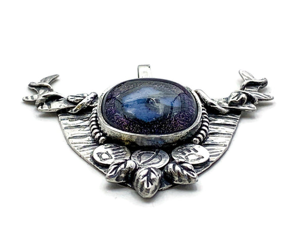 Front angle of custom druid pendant
