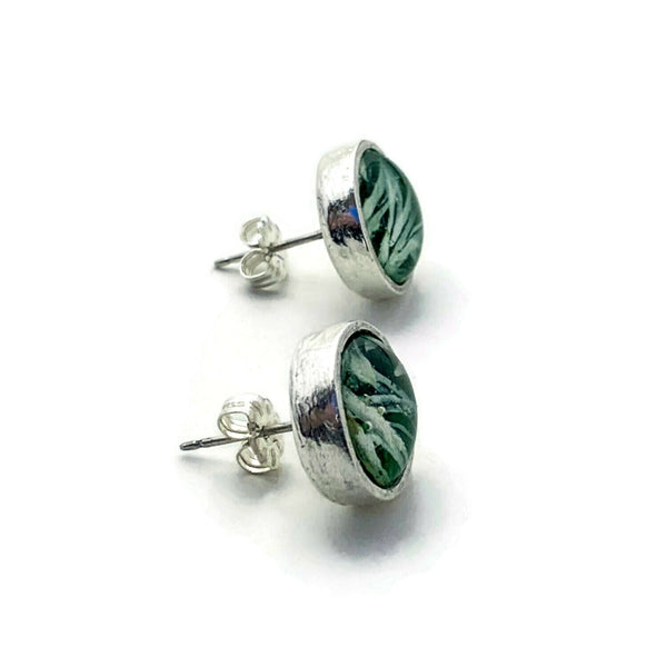 White Materia Pendant and Earrings Set - Custom Order Design