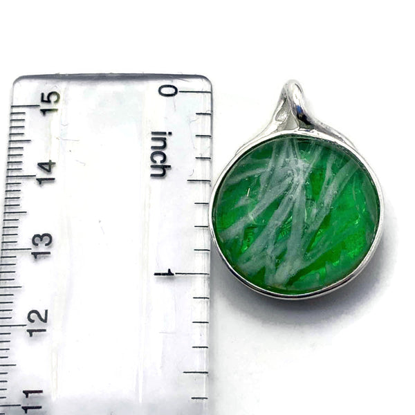 White Materia Pendant and Earrings Set - Custom Order Design